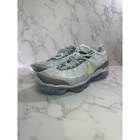 Nike Air Vapormax 2023 FK Flyknit Photon Dust Life Lime DV1678 011 Mens Sz 10.5 - Picture 1 of 5